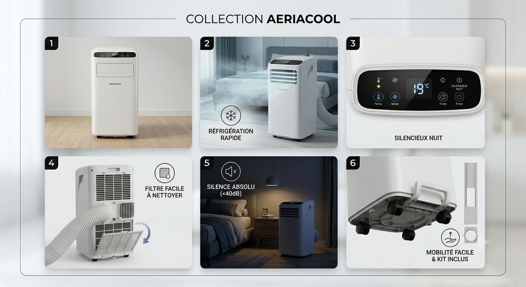 Climatiseur Portable High-Tech AeriaCool