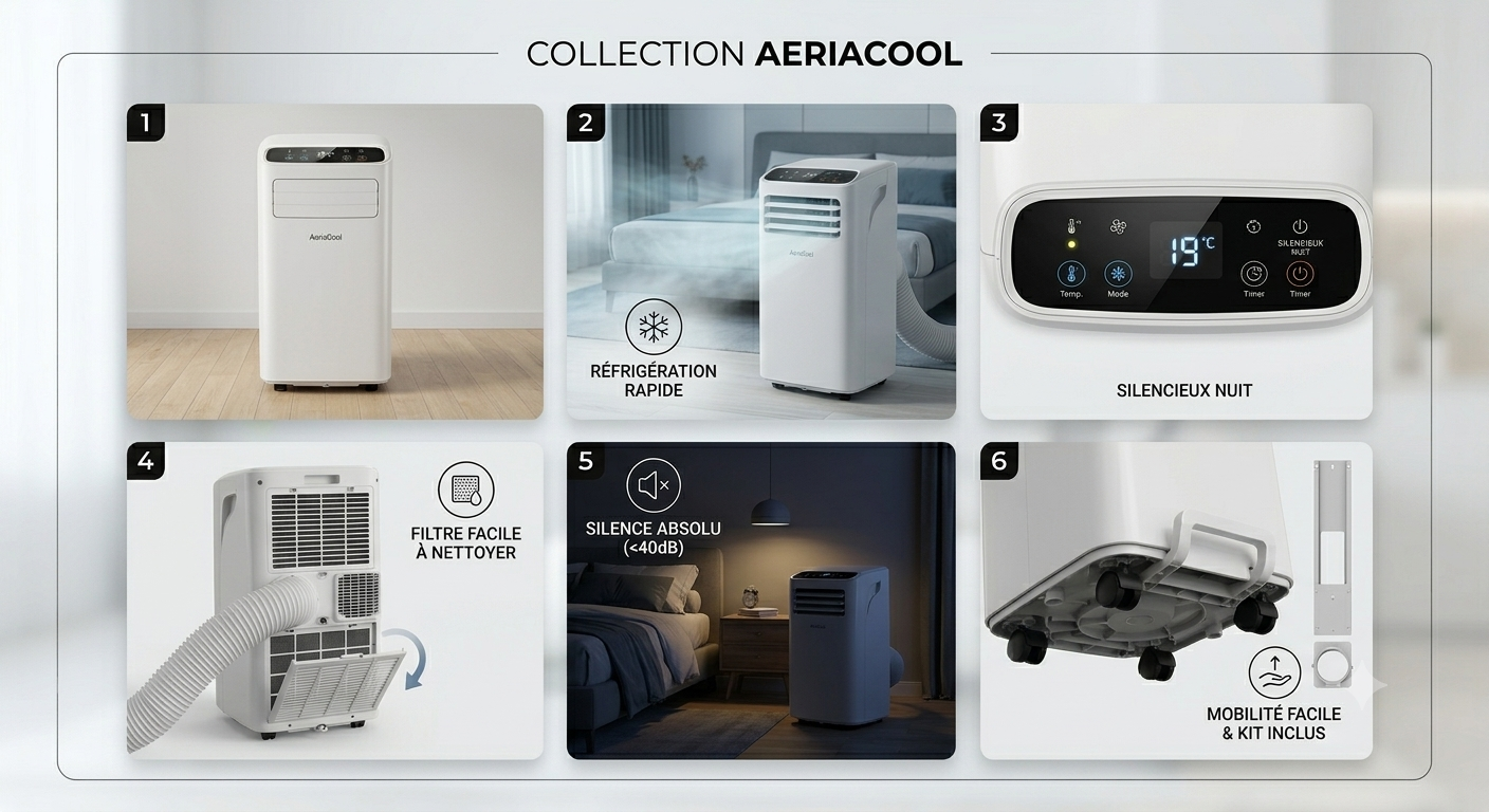 Climatiseur Portable High-Tech AeriaCool